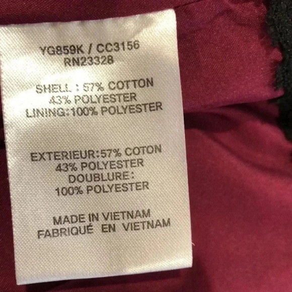 CeCe winter coat with hood. Purple.  Size L. - Picture 12 of 12